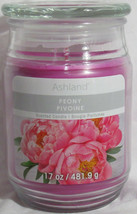 Ashland Scented Candle NEW 17 oz Large Jar Single Wick Spring PEONY floral - £15.64 GBP