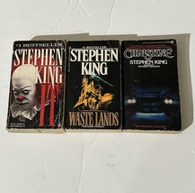 Stephen King Book Lot 3 Paperback- It - Waste Lands - Christine - £9.96 GBP