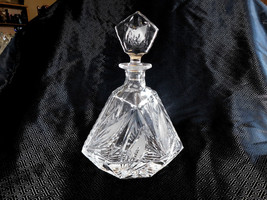 Cut Crystal Decanter with Matching Stopper # 23503 - £46.42 GBP