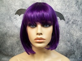 Purple Halloween Party Wig Bat Wings Vampirina Vee Hauntley Transylvania... - $262.93 MXN