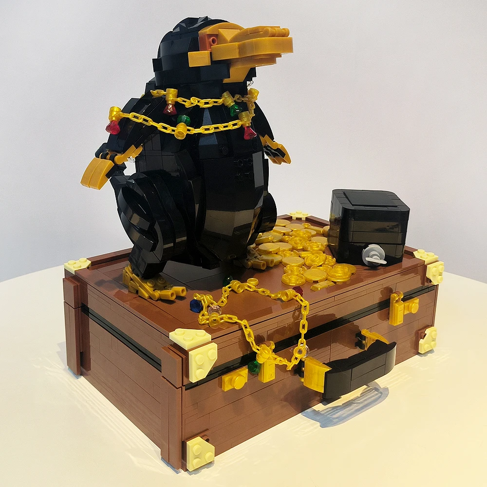 21800 Ideas Gold Coin Case Magic World Model Building Blocks 1404pcs Set... - €55,78 EUR