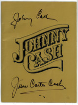 Johnny Cash &amp; June Carter Cash dual signed 1970&#39;s Vintage Opry Souvenir Program- - £564.96 GBP