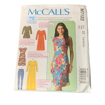 McCalls M7122 Learn To Sew Dress Shirt Pant Pattern Size 16-26 uncut - £8.87 GBP