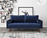 US Pride Furniture NS5455-S Caladeron Mid-Century Modern Sofa in Soft Ve... - $648.99