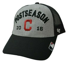 '47 Cleveland Indians 2016 MLB Postseason Adjustable Meshback Baseball Hat - $18.95