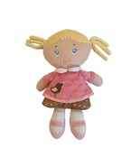 Kids Preferred Baby Doll Plush Stuffed Toy Blonde Pink 11&quot; Blue Eyes Soft - £12.52 GBP