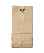 500-Bag Gen #4 Grocery Paper Brown 30LBS Kraft Paper Disposable 5 x 3 1/... - $36.58 CAD