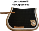 Lauria Garrelli All Purpose English Saddle Pad Black USED - $26.99