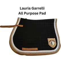 Lauria Garrelli All Purpose English Saddle Pad Black USED image 1