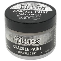 Tim Holtz Distress Crackle Paint 3oz-Translucent - $15.40