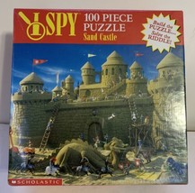 I Spy &quot;Sand Castle&quot; 100 Piece Puzzle Scholastic New / Sealed - £10.34 GBP