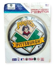 Vintage Pittsburgh Pirates Easel Back Button 6&quot; WinCraft MLB NOS  - $18.99