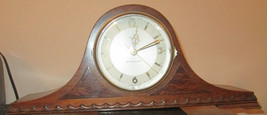 Vintage Westinghouse Electric Tambour Self-starting Chime ALMERIA Mantel Clock - £72.47 GBP