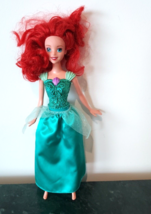 Disney Sparkle Princess ARIEL Doll 11&quot; Sparkling Little Mermaid 2012 Mattel - £6.31 GBP