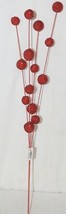 Unbranded 54805 Red Ball Spray Holiday Decoration image 1