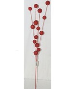 Unbranded 54805 Red Ball Spray Holiday Decoration - £11.98 GBP