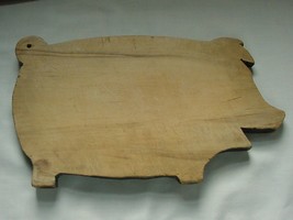 Vintage Wooden Painted Pig Cutting Or Bread Board - £28.77 GBP