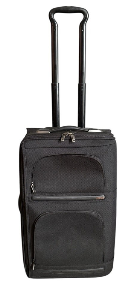 22” TUMI Alpha G4 Carry-On Bag Suitcase Luggage Garment Black Nylon 22034D4 VGUC Item image 2