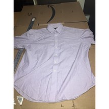 Lauren Ralph Lauren Purple Dress Shirt Men&#39;s Non Iron, Button Down Shirt... - $13.86