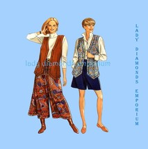 1990’s Long Lined Vest Shaped Hem &amp; Split Skirt in 2 Lengths Womens size 6-24 XS - £11.15 GBP