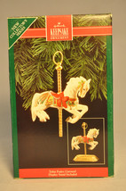 Hallmark: Tobin Fraley - Carousel Horse &amp; Display - Series 1st Classic Ornament - £13.28 GBP