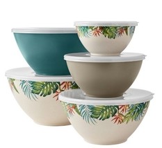 Member&#39;s Mark ~ 10 Piece Melamine Nesting Bowl Set ~ Satin Finish ~ Palm... - $1,104.63 MXN