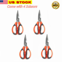 4 Pack Heavy Duty Kitchen Scissors Sharp Blade Multipurpose Utility Shears - $13.85