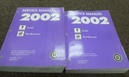 2002 Pontiac Aztek &amp; Buick Rendezvous Service Shop Repair Manual Set OEM - $200.43