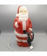 Vintage Empire Plastic Blow Mold Santa Claus with Cord Works ~ 13 x 6&quot; - $741.72 MXN