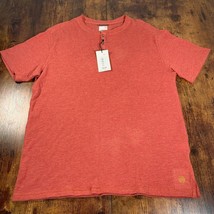 Solaris Mens Cotton Polyester Bi Layer Thermal Shirt Outdoor Orange Size L - $21.78