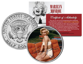 Marilyn Monroe &quot;Summer&quot; JFK Kennedy Half Dollar U.S. Coin *Licensed* - £6.71 GBP