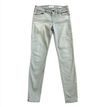 Frame Le Skinny De Jeanne Light Grey Jeans Pants Wilton Stretch Size 27 ... - $48.38