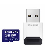 SAMSUNG PRO Plus microSD Memory Card + Reader, 256GB MicroSDXC, Up to 18... - £51.90 GBP