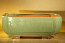 &quot;Green Ceramic Bonsai Pot - Rectangle Professional Series 12.0&quot;&quot; x 9.5&quot;&quot;... - £81.45 GBP