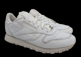 Reebok Classic White Leather Casual Shoes Sneakers V45249 Women&#39;s 8 - £13.82 GBP