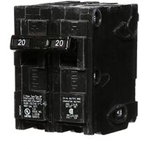 Siemens -HI Q220 20-Amp Double Pole Type QP Circuit Breaker black - $41.00 CAD