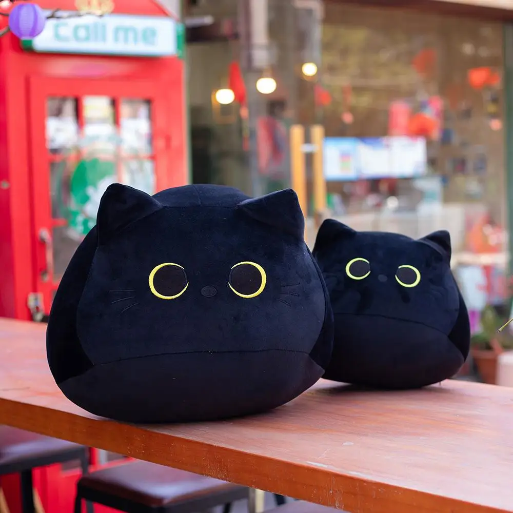 Game Fun Play Toys Kawaii Black Cat  About 30Cm Pillow Plush Game Fun Pl... - £23.11 GBP