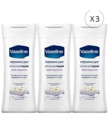 3 x  Vaseline Intensive Care Advance Repair Lotion For Dry Skin Body 200 ml - £23.43 GBP