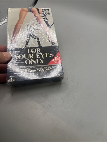 For Your Eyes Only (VHS 1984) James Bond CBS/FOX Roger Moore  Bouquet New Item image 4