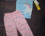 NWT Carters Unicorn Short Sleeve Pajamas Set 3T - $10.99