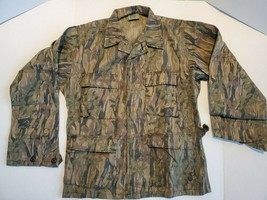 New Smokey Branch Hunting Trees Leaves Camouflage Jacket Shirt Small Regular - £20.18 GBP