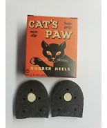 Cats Paw 2 Rubber Heels Brown Scoop NIB Old Store Stock Cats Paw Rubber ... - £11.77 GBP