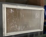 26x16 Aluminum Eggcrate Return Air Filter Grille White Cube Core - $40.50