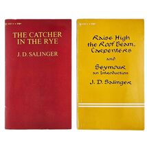 Catcher in the Rye Plus Raise High the Roofbeam JD Salinger 2 Paperback Book LOT