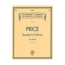 Sonata in E minor: Piano Solo (Schirmer&#39;s Library of Musical Classics) Brown, Ra - $12.00