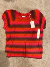 Women&#39;s Short Sleeve Crewneck Pullover Sweater Universal Thread Red S New - $9.49