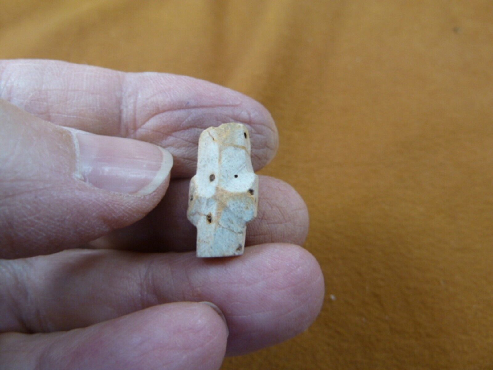 CR594-2) 3/4&quot; Fairy Stone CHRISTIAN CROSS Staurolite Lucky Crystal lucky... - $14.95