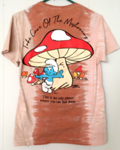The Smurfs t-shirt size S women tie dye short sleeves 100% cotton - £7.59 GBP