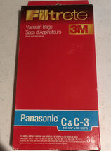 3M Filtrete #68715 Vacuum Cleaner Bags for Panasonic C &amp; C-3 (Box of 3) - $14.08 CAD