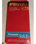 3M Filtrete #68715 Vacuum Cleaner Bags for Panasonic C &amp; C-3 (Box of 3) - $14.08 CAD